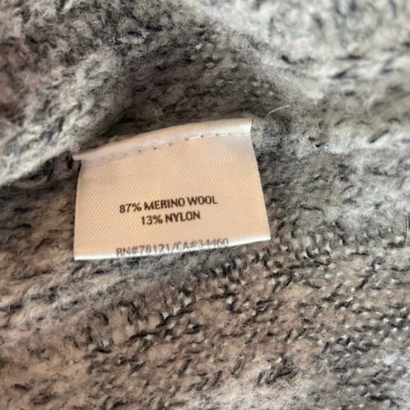 Eileen Fisher Gray Merino Wool Sweater Size Small - Picture 6 of 6